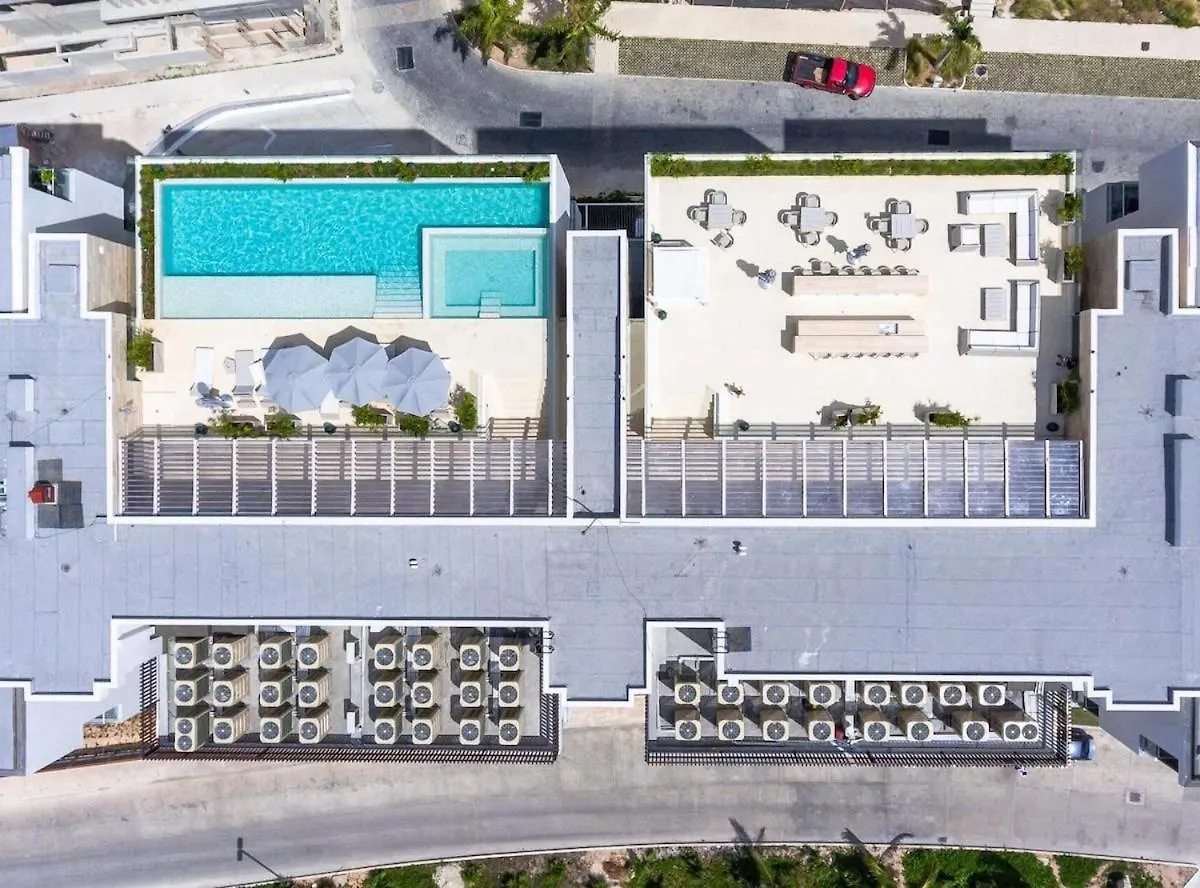 Apartment Rooftop Pool- Family Apartment- Ocean View -Close Cancun Mexico