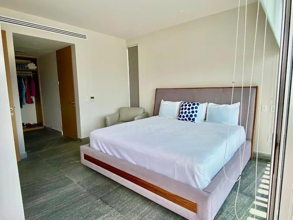 Rooftop Pool- Family Apartment- Ocean View -Close Cancún Apartmán